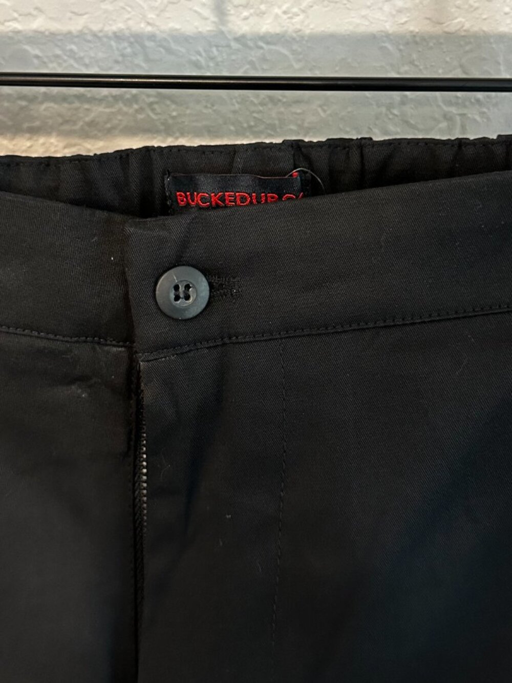 Bucked Up Men's Black Shorts NWT Logo Cotton - Picture 3 of 14
